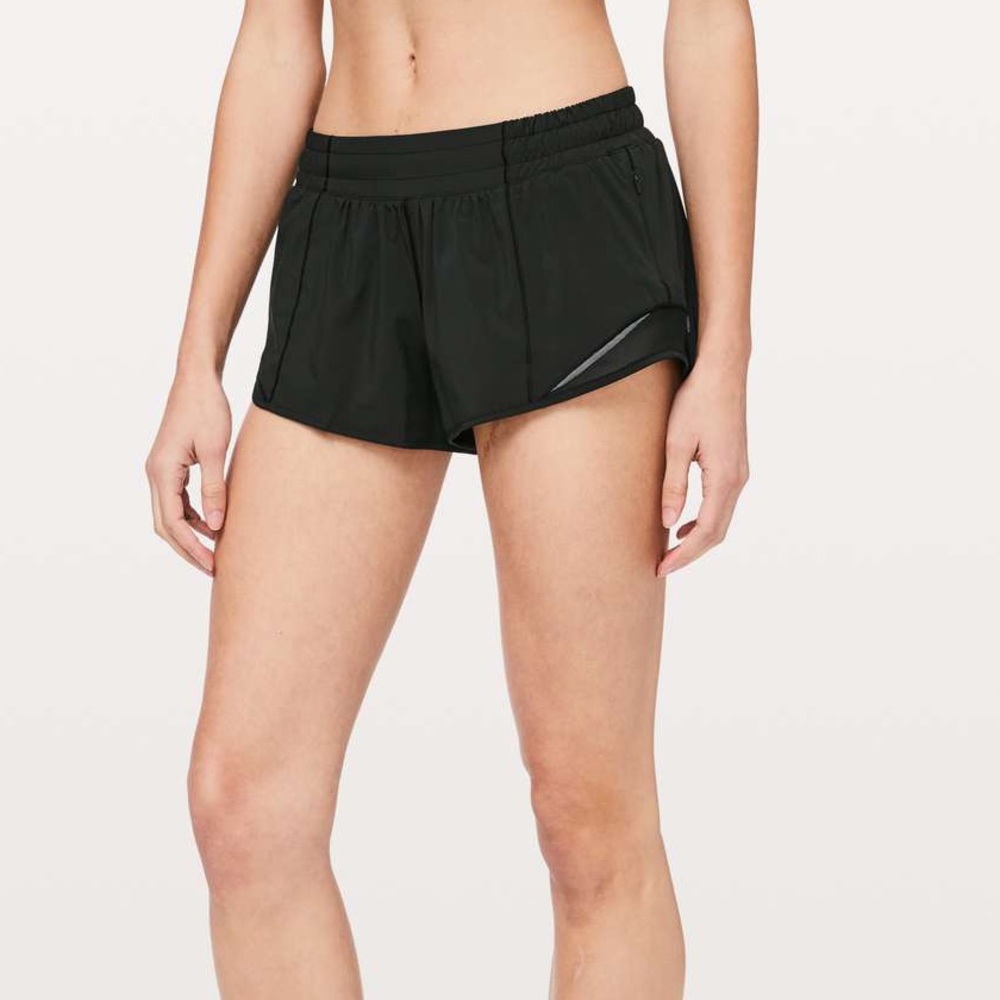Lululemon Hotty hot 2.5 black shorts